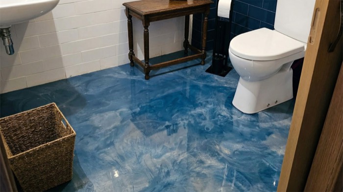 Acrylic flooring finish in Malaga by Legacy Construction